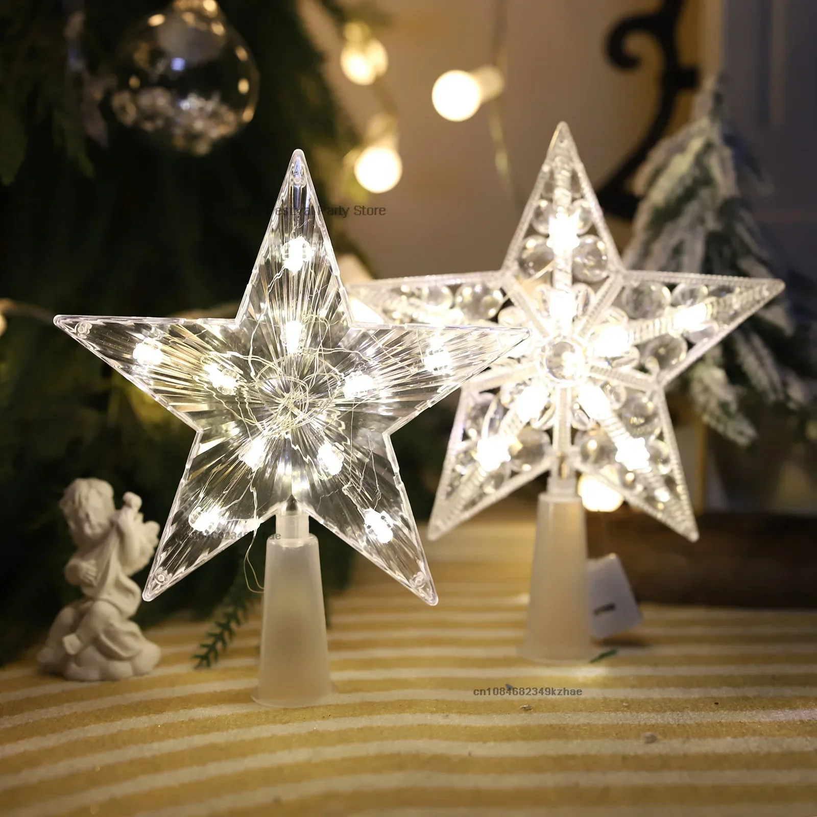 15CM LED Christmas Tree Orname – Star Tree Topper Bewertung und Preis
