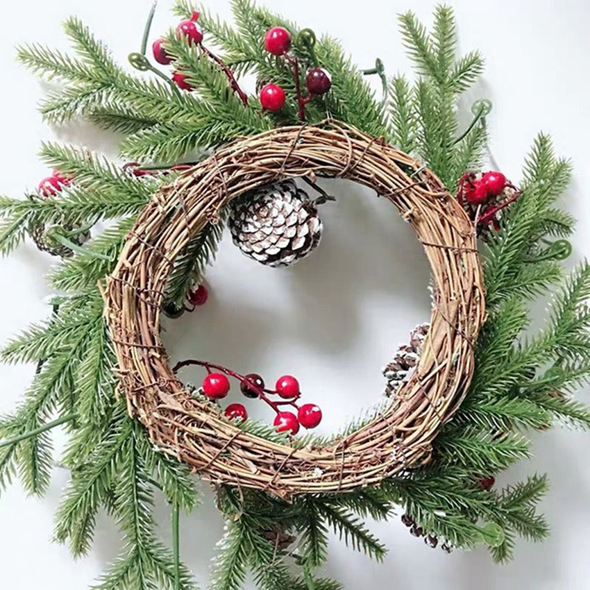 Artificial Rattan Frame Home R – Christmas Wreath Fake Bewertung und Preis