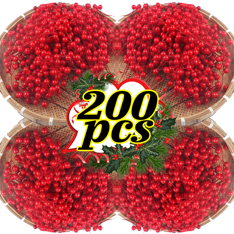 200/10pcs Christmas Artificial – Christmas Wreath Fake Bewertung und Preis