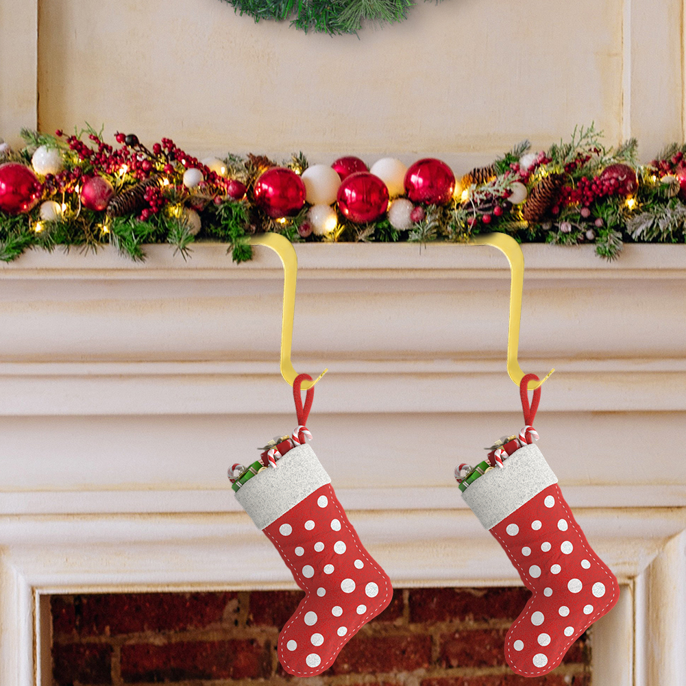 2 Pcs Christmas Fireplace Stoc – Christmas Stocking Hanging Bewertung und Preis