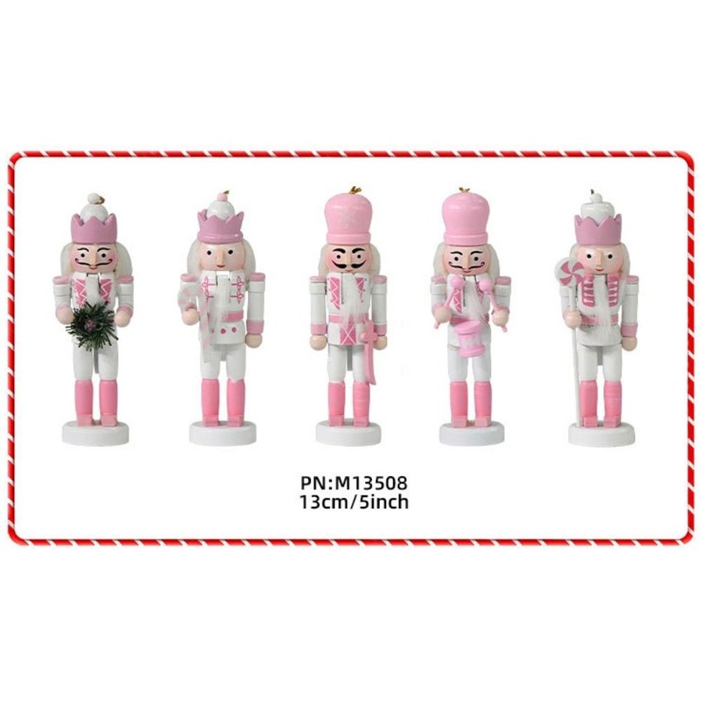 5PCS Macarone Powder Christmas – Nutcracker Figurine Bewertung und Preis