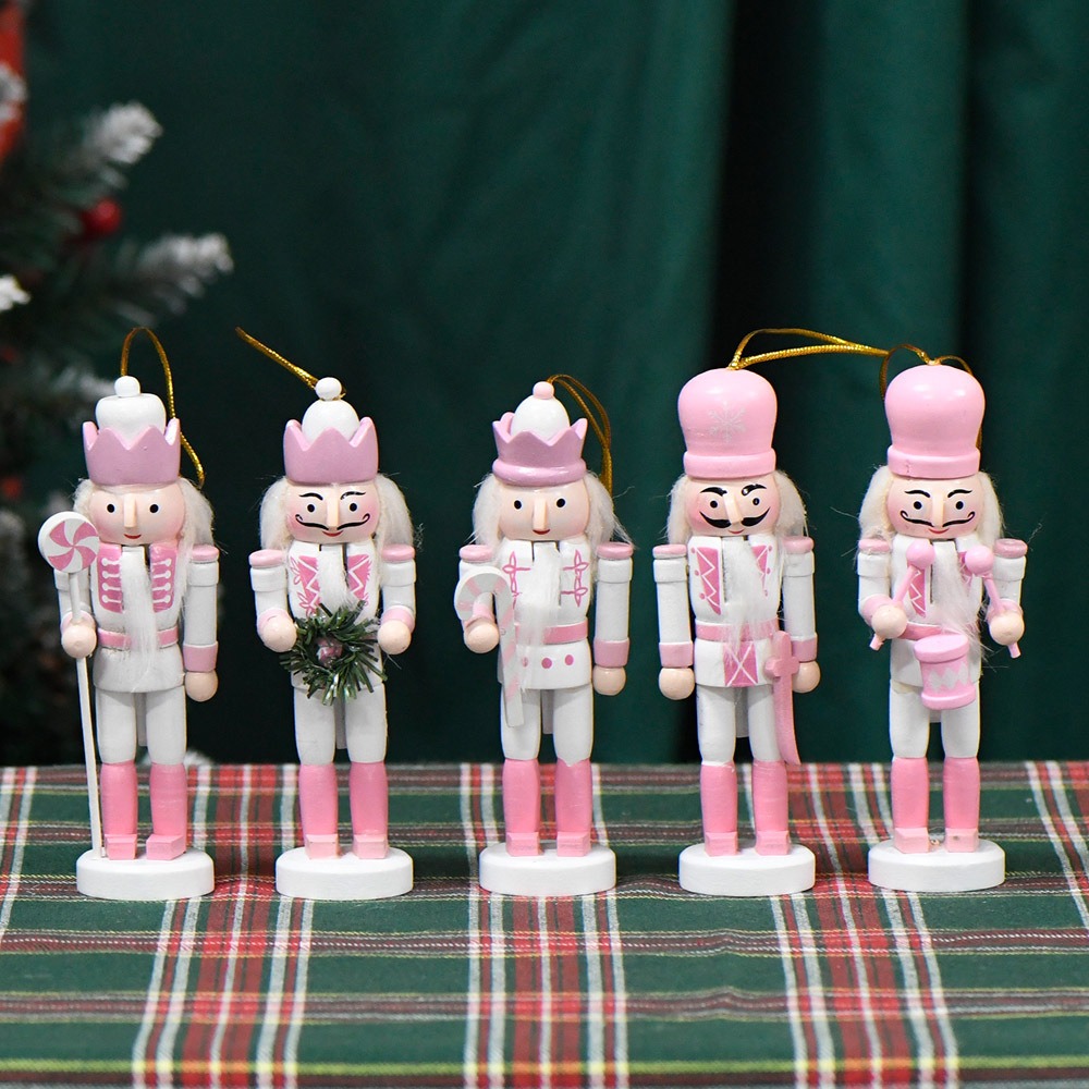 5PCS Macarone Powder Christmas – Nutcracker Figurine Bewertung und Preis