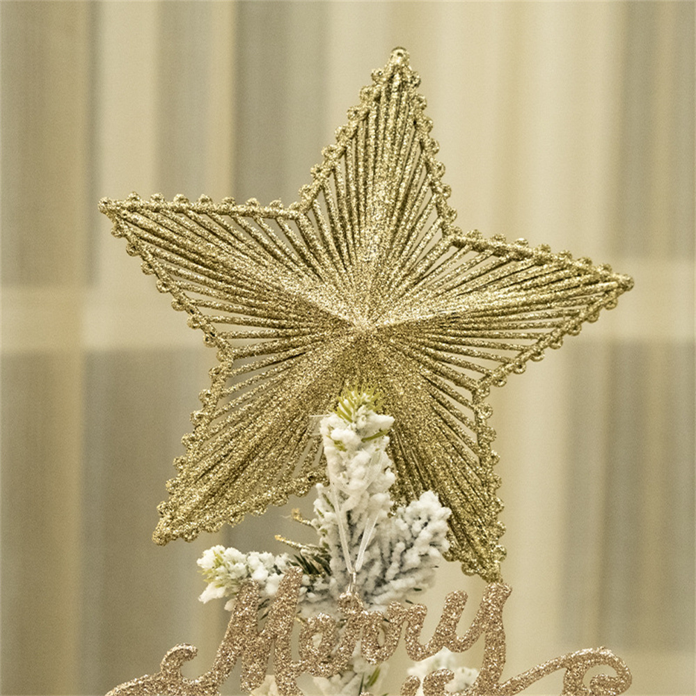 Gold Glitter Christmas Tree To – Star Tree Topper Bewertung und Preis