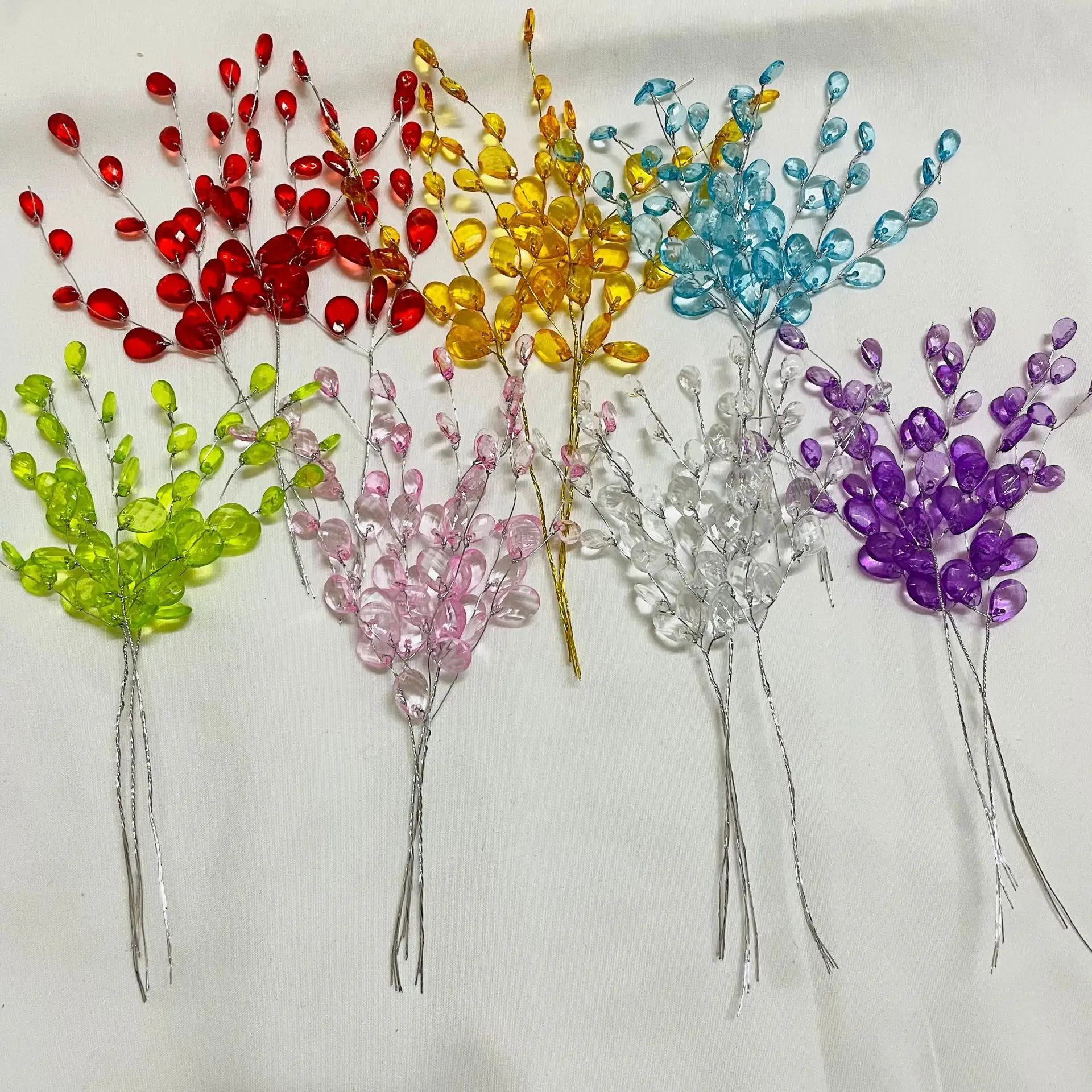 50Pcs 3-Forks Acrylic Strip Wa – Christmas Wreath Fake Bewertung und Preis