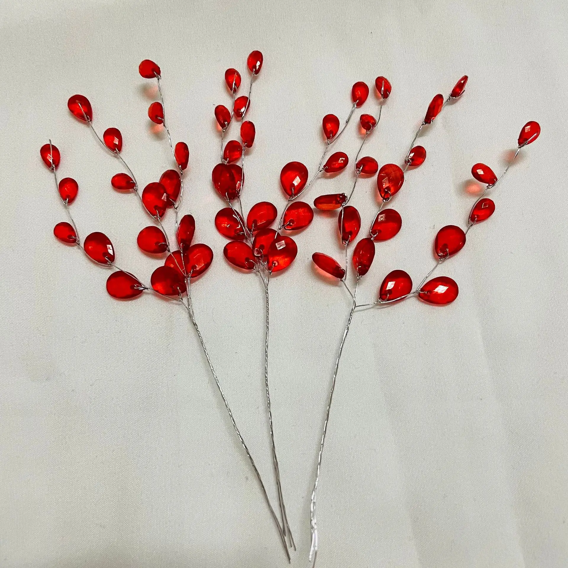 50Pcs 3-Forks Acrylic Strip Wa – Christmas Wreath Fake Bewertung und Preis