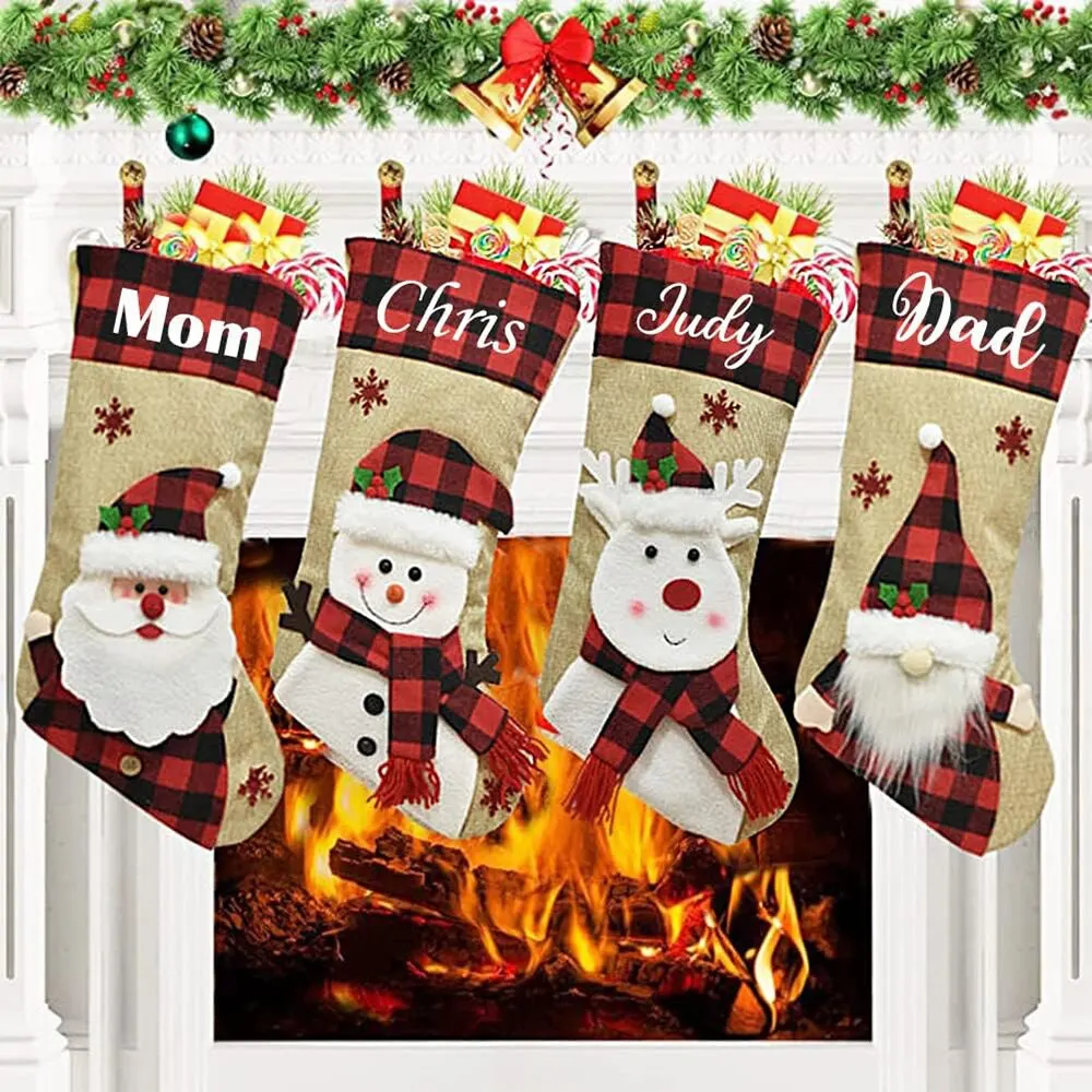 Christmas Holiday Stockings Ch – Christmas Stocking Hanging Bewertung und Preis