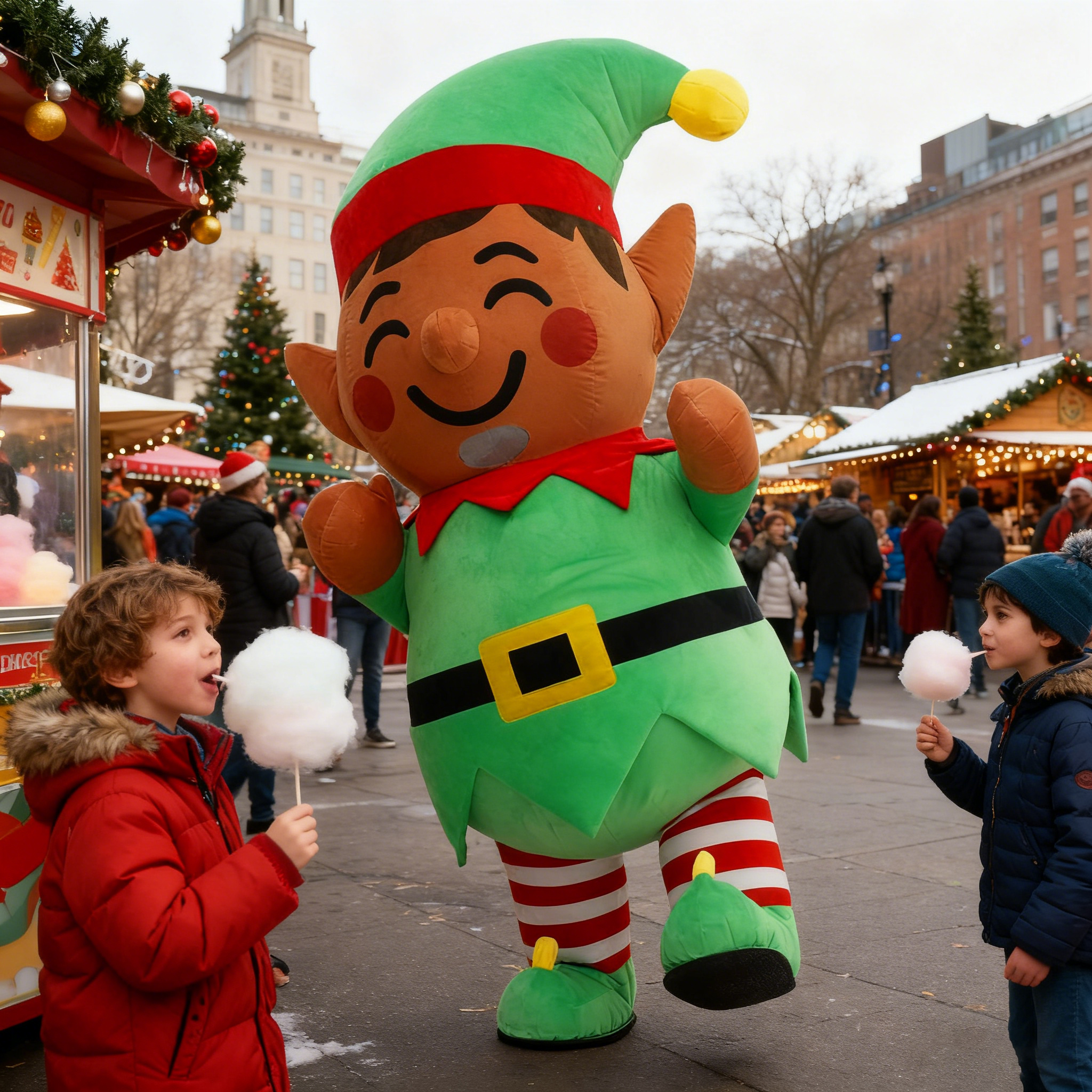 Inflatable Christmas Elf Plush – Elf Costume Christmas Bewertung und Preis