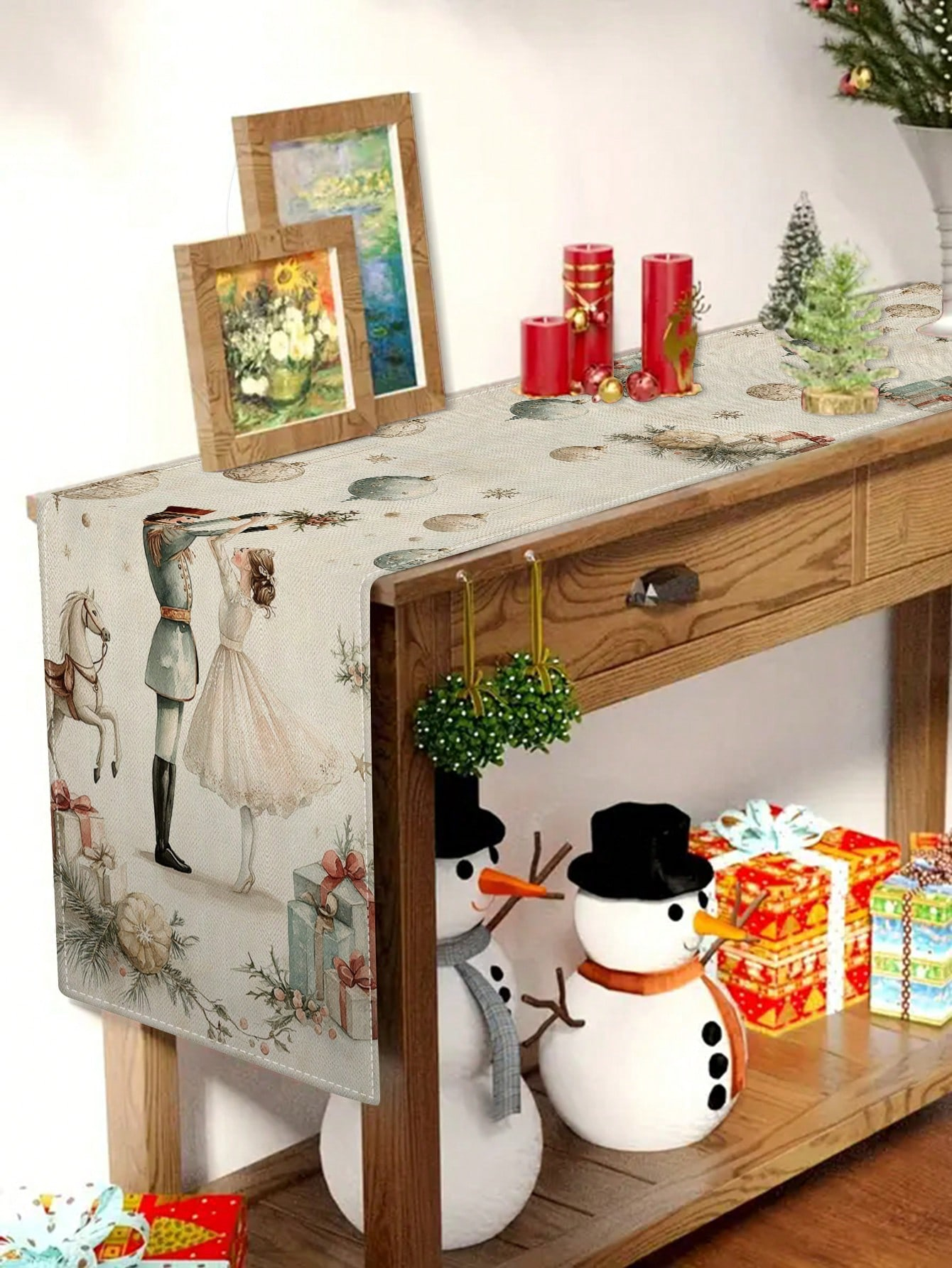 1pc Christmas Nutcracker & Bal – Christmas Table Runner Bewertung und Preis