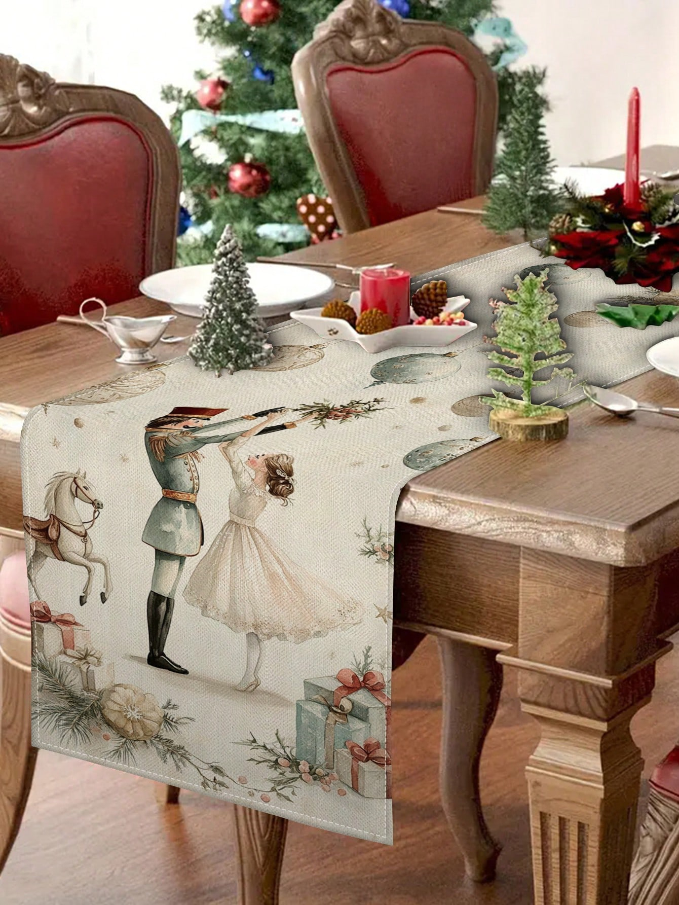 1pc Christmas Nutcracker & Bal – Christmas Table Runner Bewertung und Preis