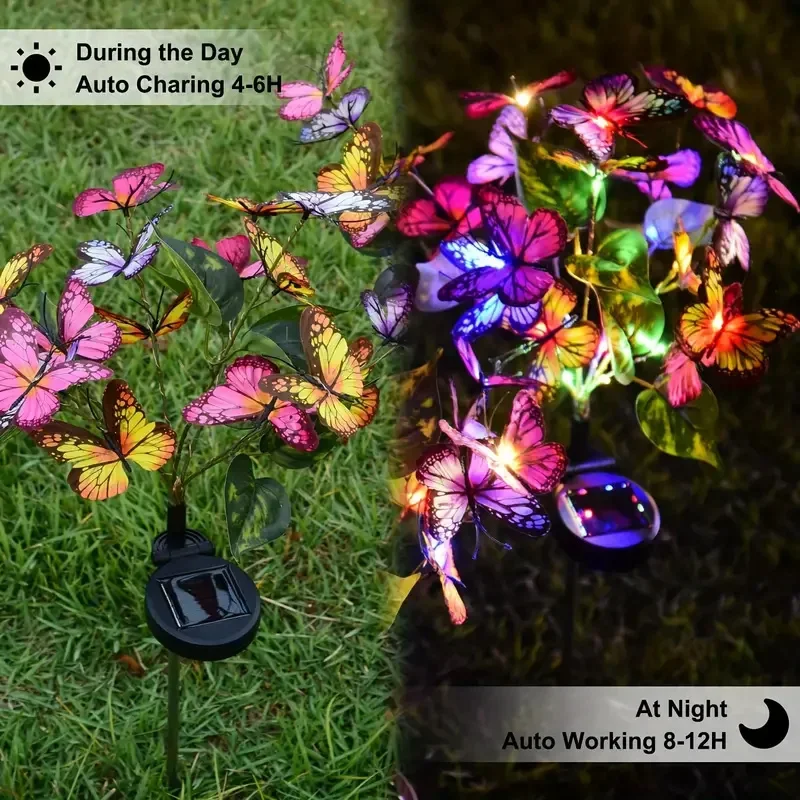 Solar LED Butterfly Garden Lig – Christmas Lights Outdoor Bewertung und Preis
