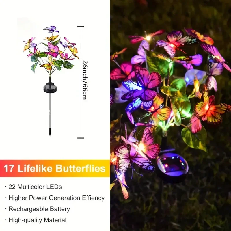 Solar LED Butterfly Garden Lig – Christmas Lights Outdoor Bewertung und Preis
