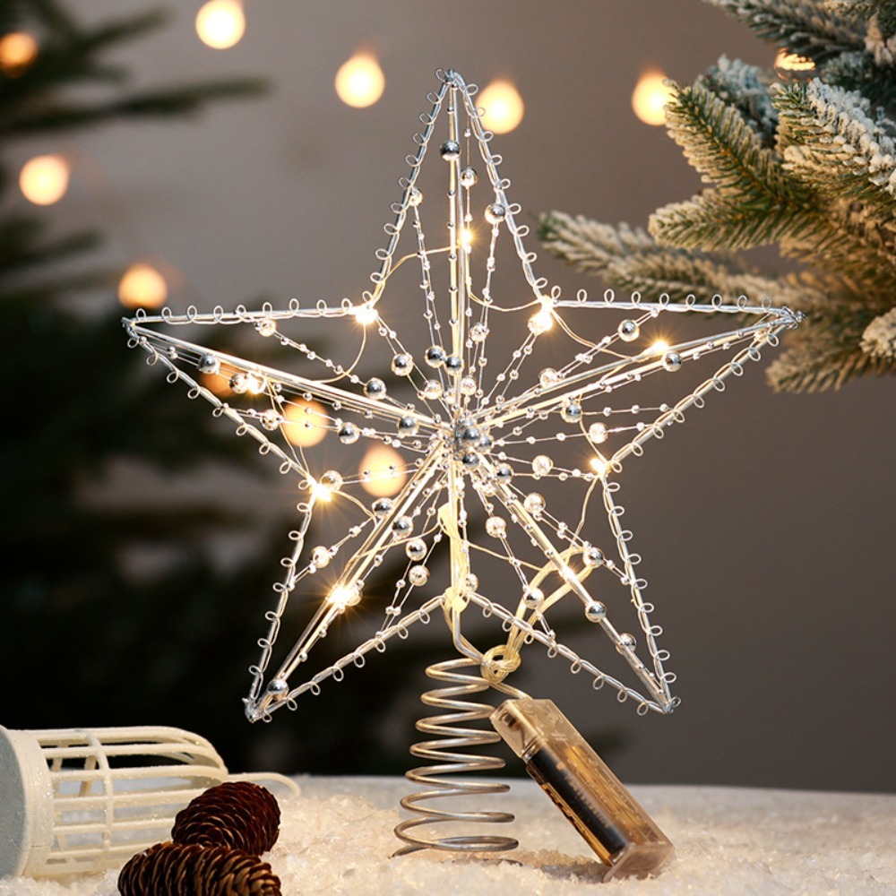 Gold/Silver LED Christmas Tree – Star Tree Topper Bewertung und Preis