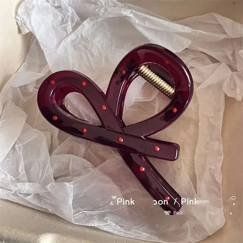 2Pcs Women Vintage Red Polka D – Ribbon Bow Gift Bewertung und Preis