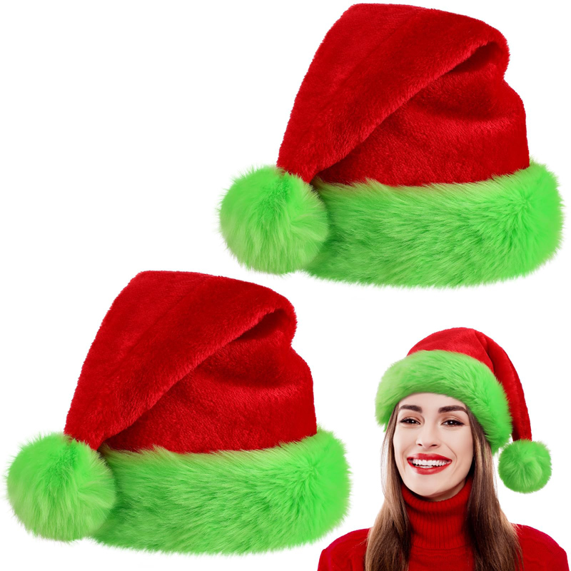 1pc, Santa Claus hat Christmas – Santa Hat Plush Bewertung und Preis