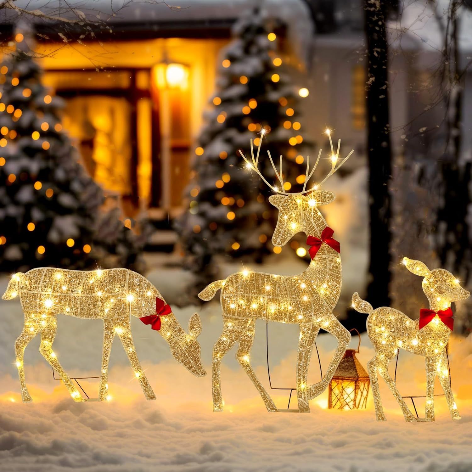 2D Lighted Reindeer Christmas  – Christmas Lights Outdoor Bewertung und Preis