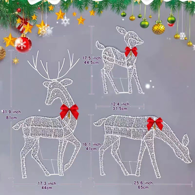 2D Lighted Reindeer Christmas  – Christmas Lights Outdoor Bewertung und Preis