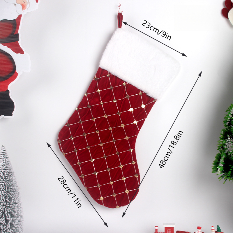 Christmas Stocking Soft Faux F – Christmas Stocking Hanging Bewertung und Preis