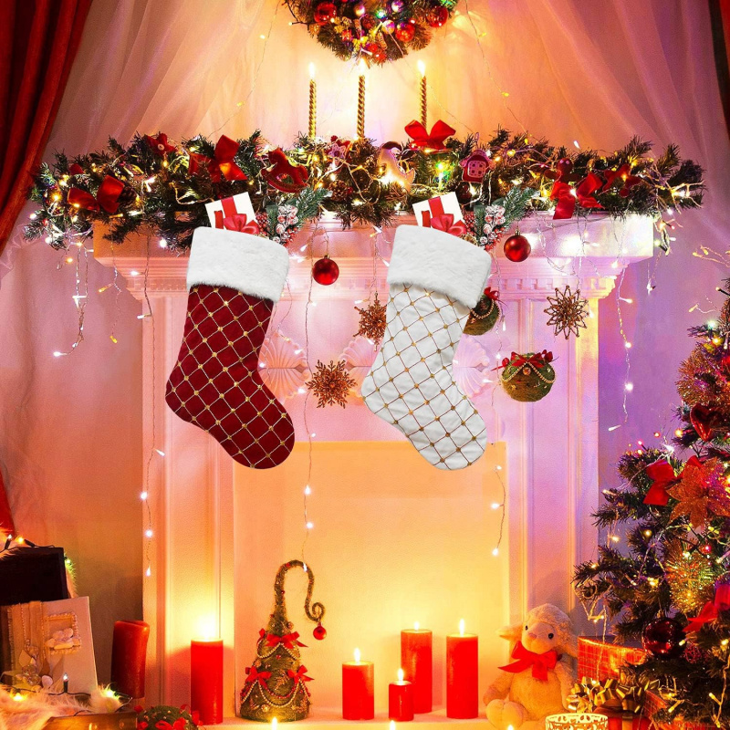 Christmas Stocking Soft Faux F – Christmas Stocking Hanging Bewertung und Preis
