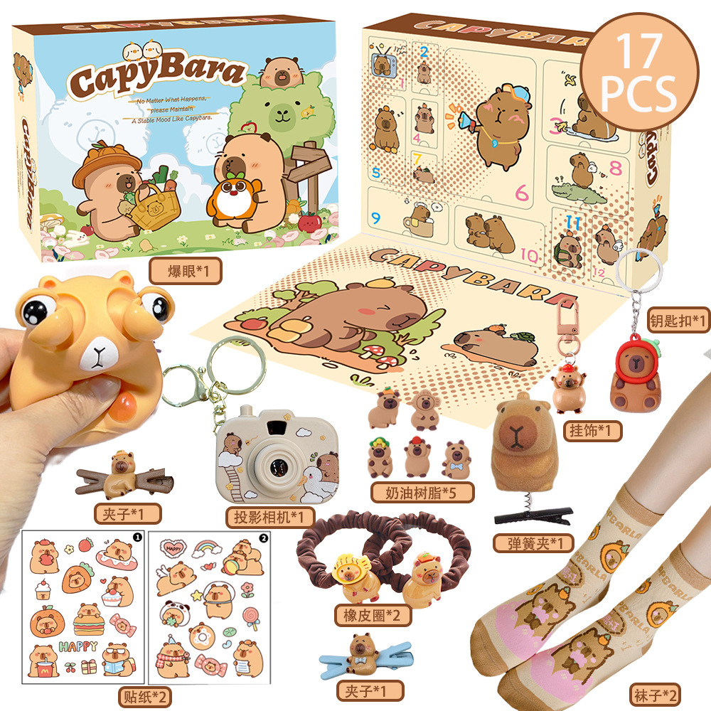 New Capybara Theme Christmas A – Advent Calendar Gift Bewertung und Preis