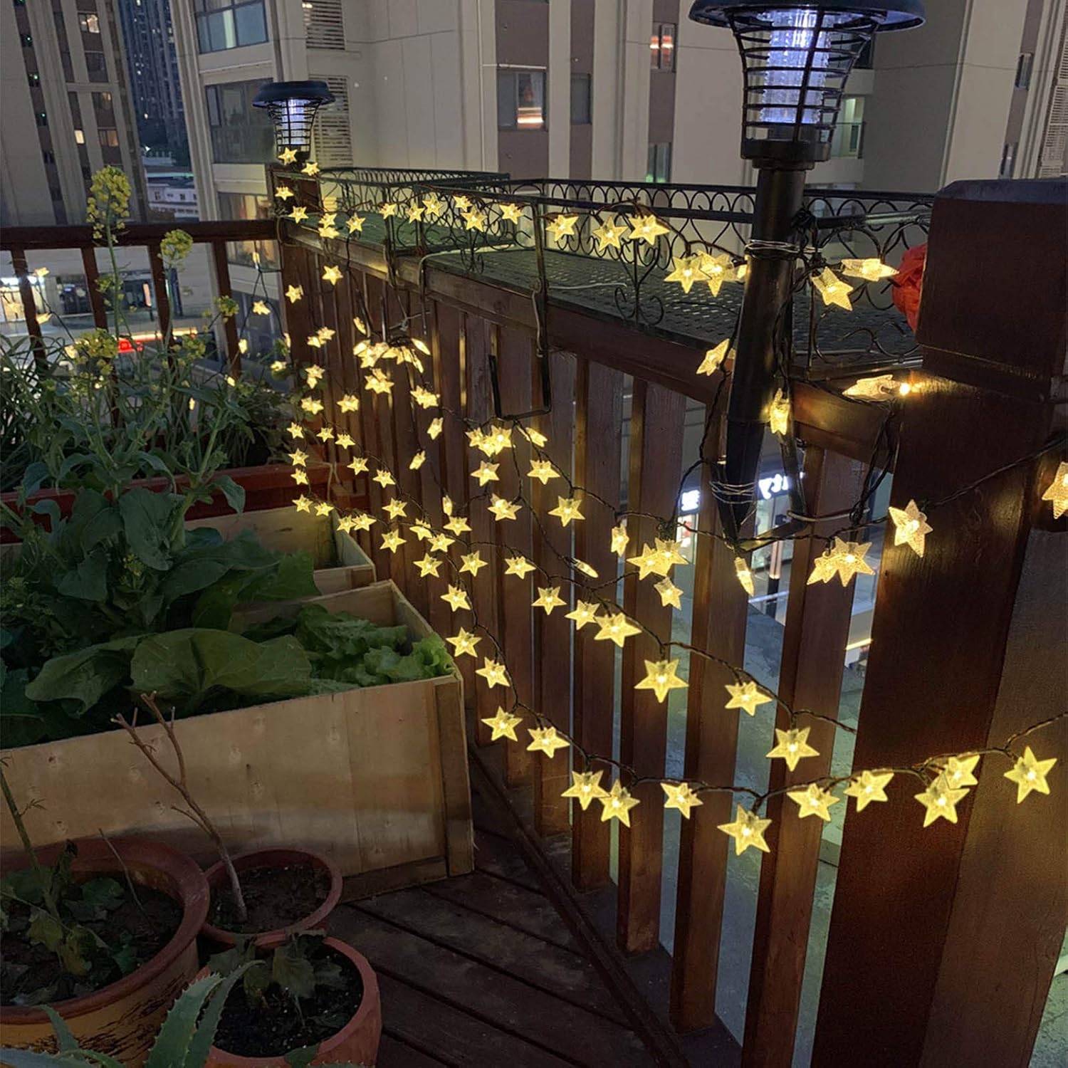 50ft 120 LED Solar Star Fairy  – Led Fairy String Lights Bewertung und Preis