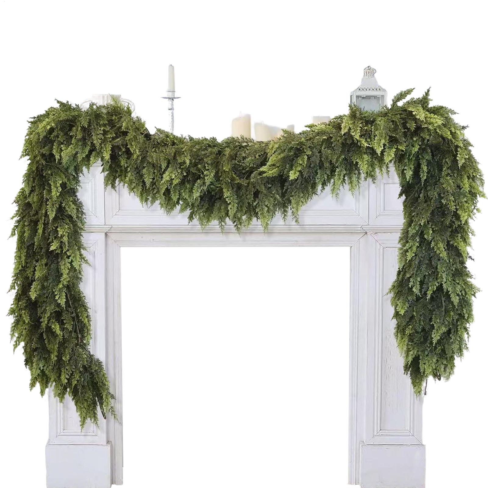 Christmas Garlands Artificial  – Christmas Wreath Fake Bewertung und Preis