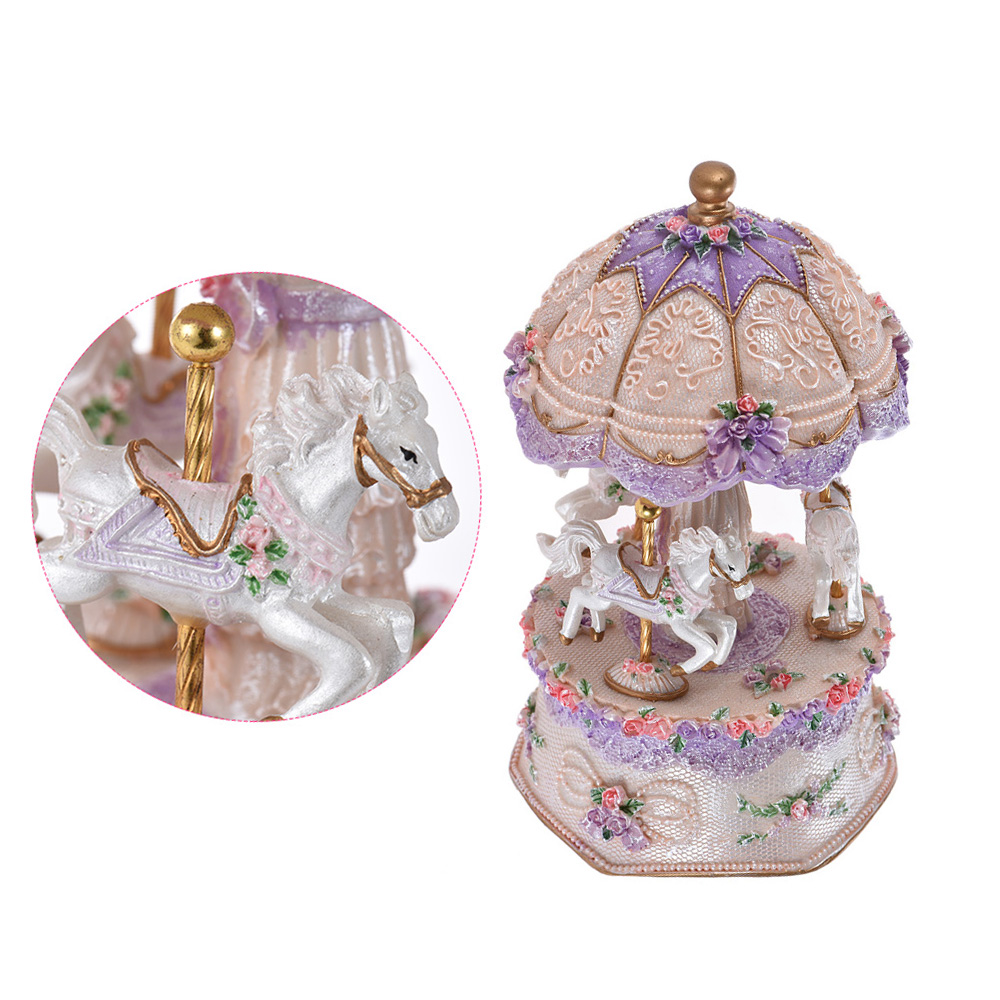 Luxury Dream 3-Horse Rotating  – Snow Globe Musical Bewertung und Preis