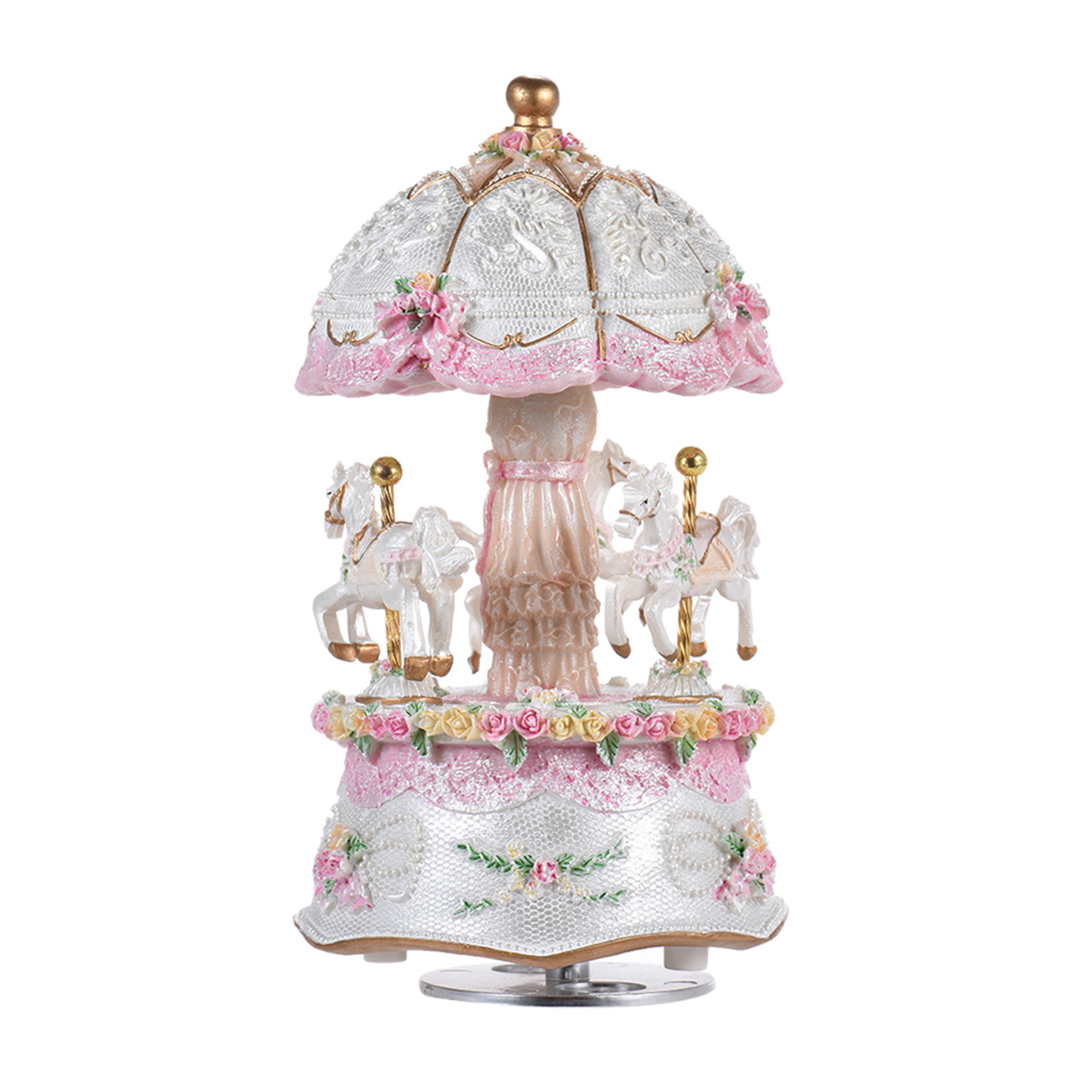 Luxury Dream 3-Horse Rotating  – Snow Globe Musical Bewertung und Preis