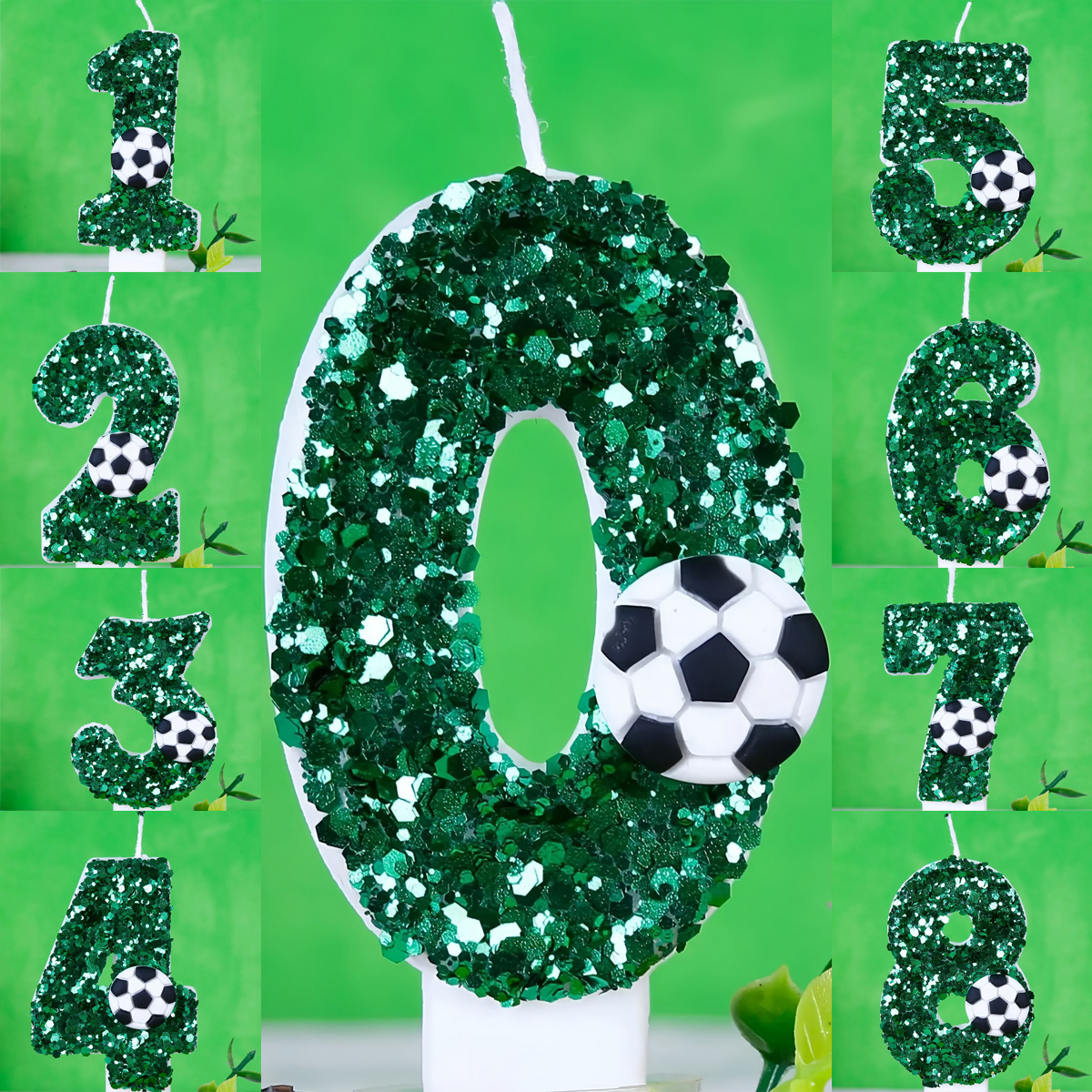 Boy Series 3D Green Football B – Holiday Candle Set Bewertung und Preis