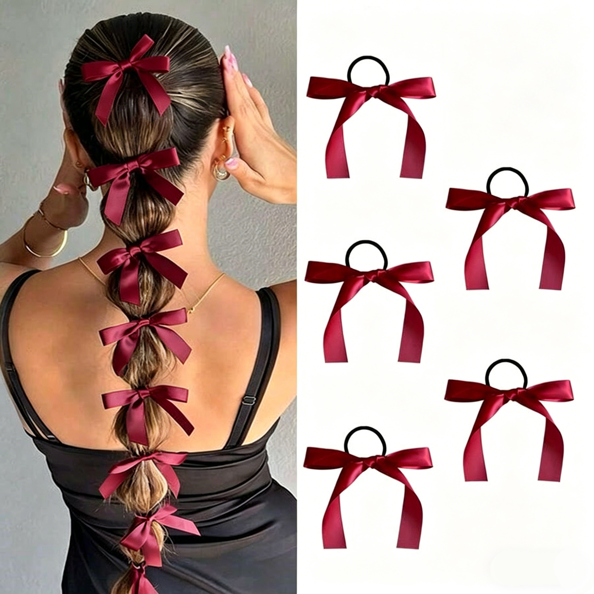5-10Pcs Women's Style, Fashion – Ribbon Bow Gift Bewertung und Preis