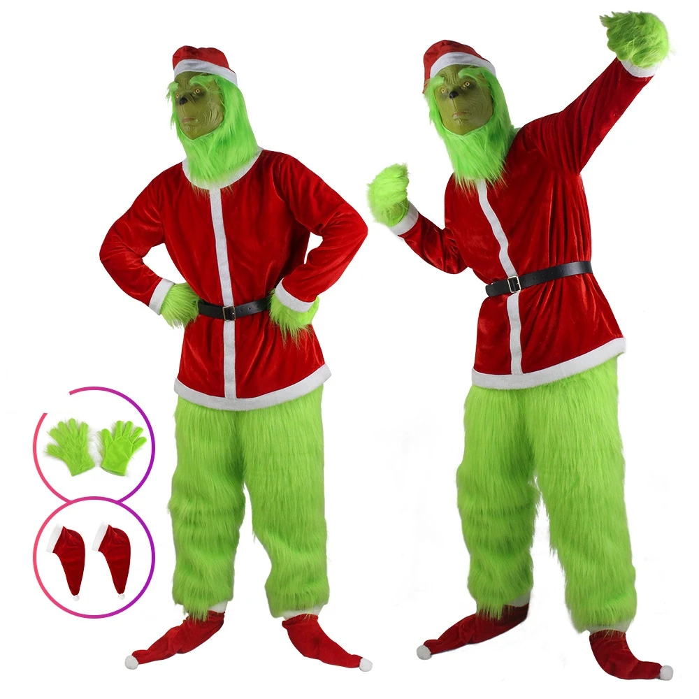 Merry Christmas Grinch Cosplay – Elf Costume Christmas Bewertung und Preis