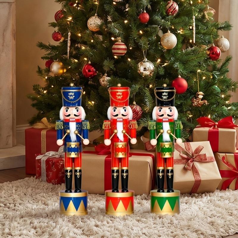 36Cm Wooden Nutcrackers Drum S – Nutcracker Figurine Bewertung und Preis