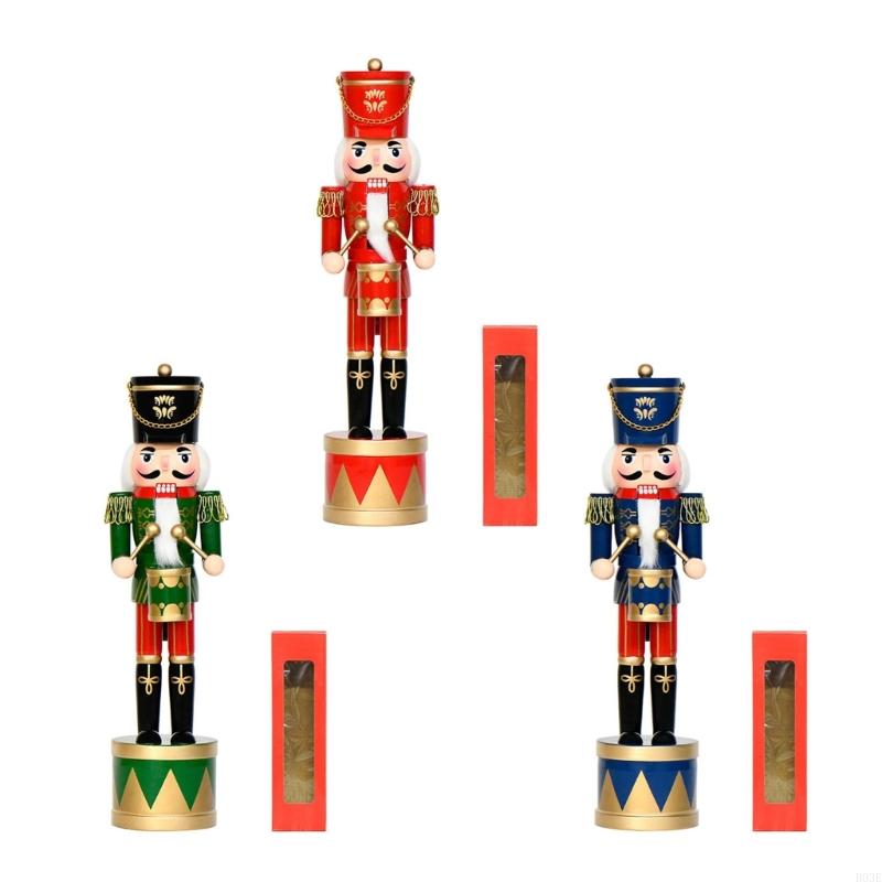 36Cm Wooden Nutcrackers Drum S – Nutcracker Figurine Bewertung und Preis