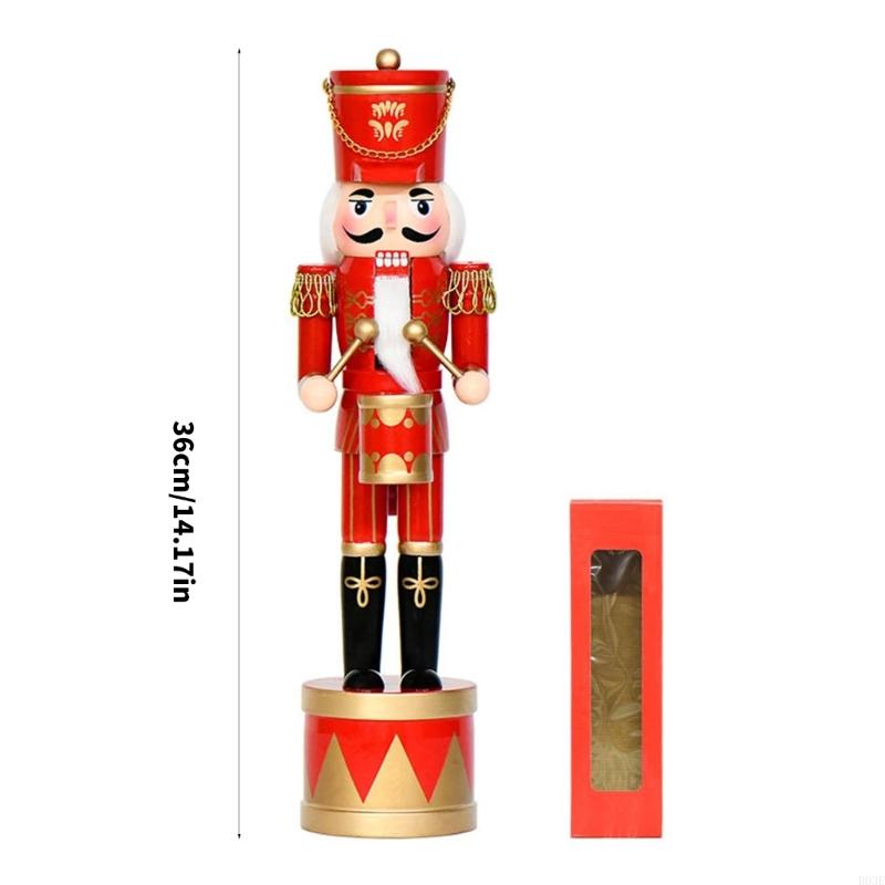 36Cm Wooden Nutcrackers Drum S – Nutcracker Figurine Bewertung und Preis