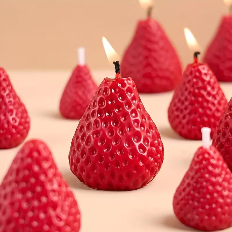 Strawberry Silicone Candle Mol – Holiday Candle Set Bewertung und Preis