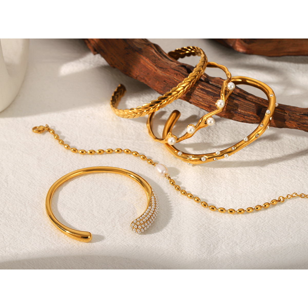 18K Gold Plated Stainless Stee – Gift Box Wrap Set Bewertung und Preis