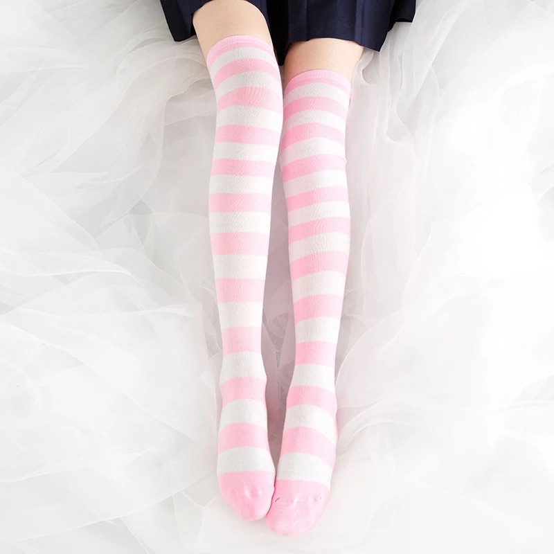 Cute Pink Blue Lolita Striped  – Christmas Stocking Hanging Bewertung und Preis