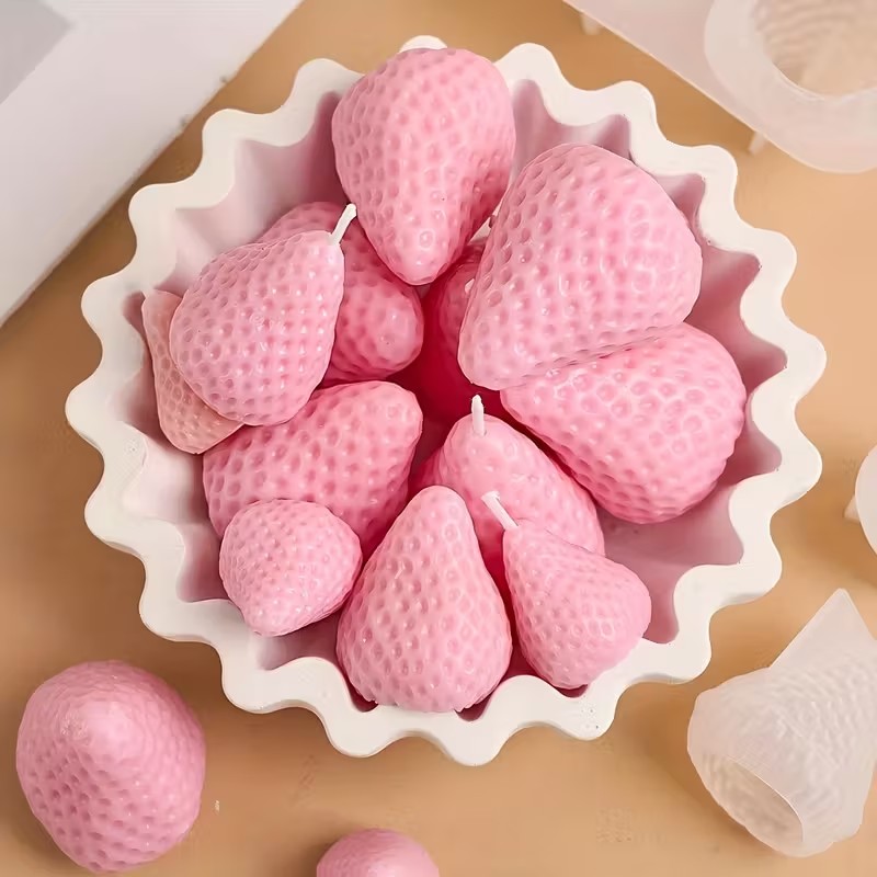 Strawberry Silicone Candle Mol – Holiday Candle Set Bewertung und Preis