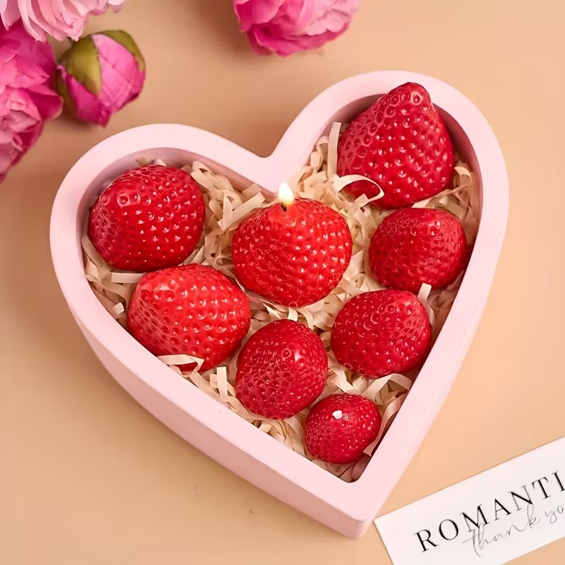 Strawberry Silicone Candle Mol – Holiday Candle Set Bewertung und Preis