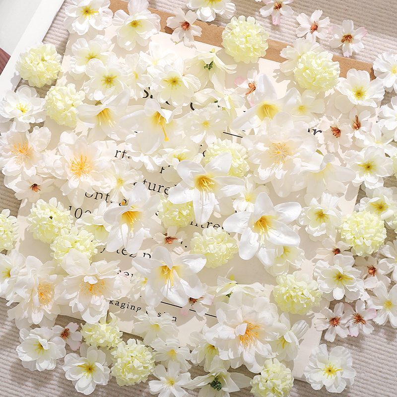 20Pcs Mix White Artificial Flo – Christmas Wreath Fake Bewertung und Preis