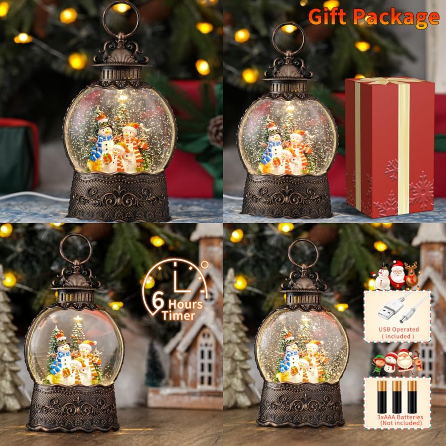 Snow Globe with, Light Up Chri – Snow Globe Musical Bewertung und Preis