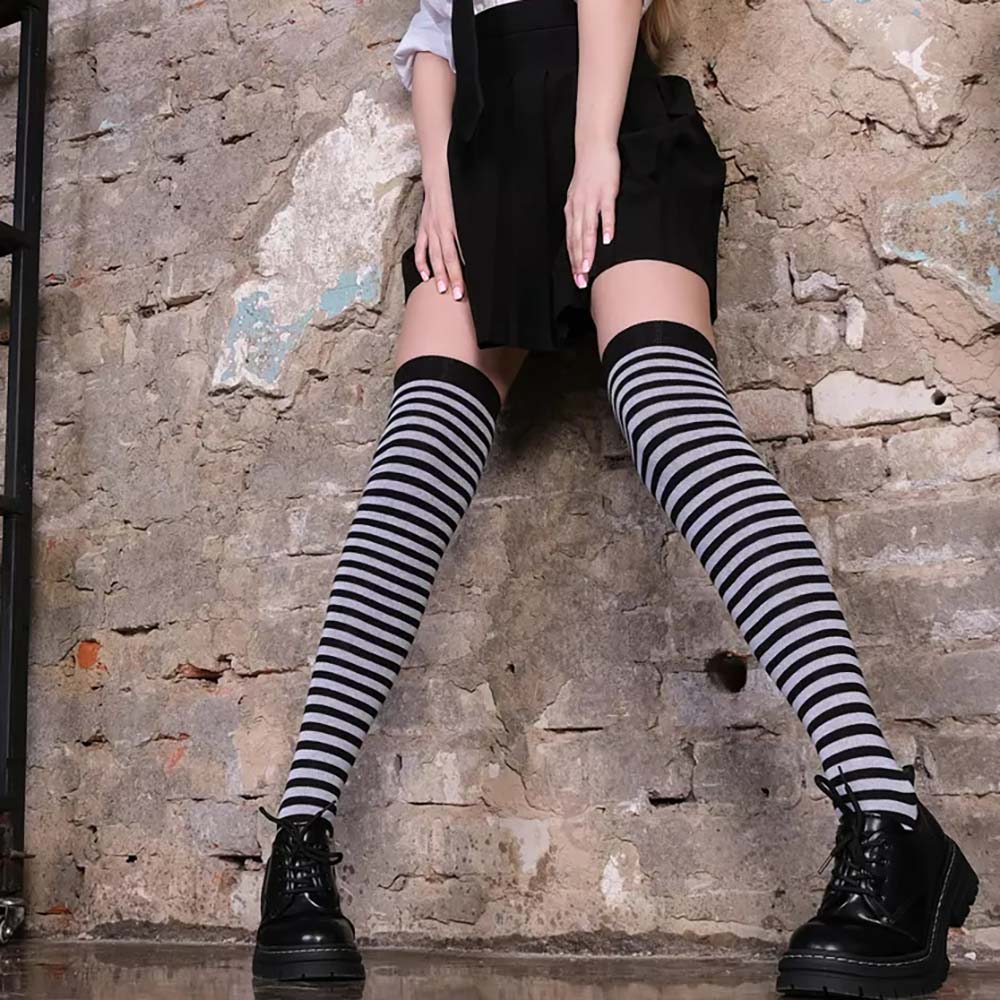Autumn Stripes Over Knee Thigh – Christmas Stocking Hanging Bewertung und Preis