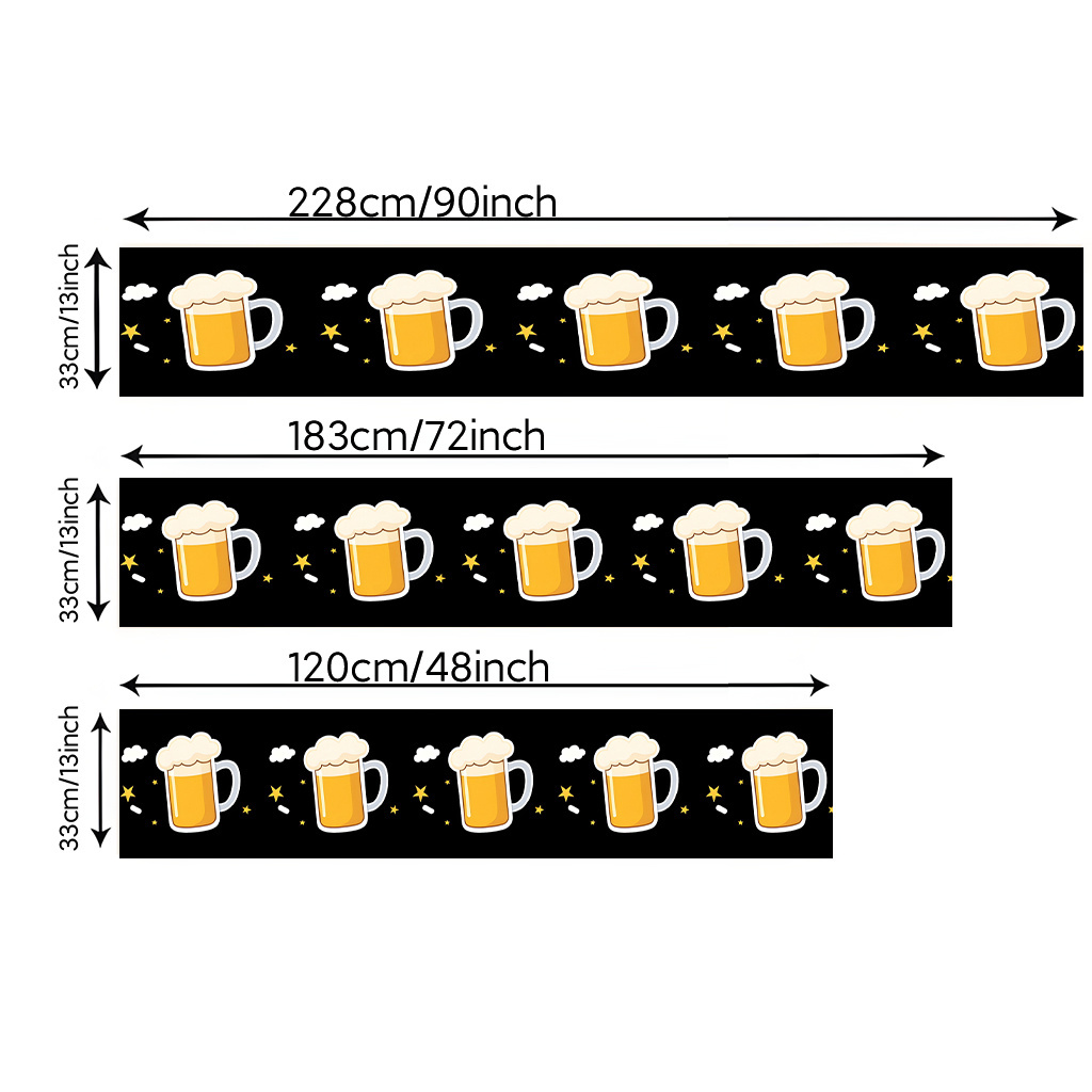 1pc 2D Flat Printed Table Runn – Christmas Table Runner Bewertung und Preis