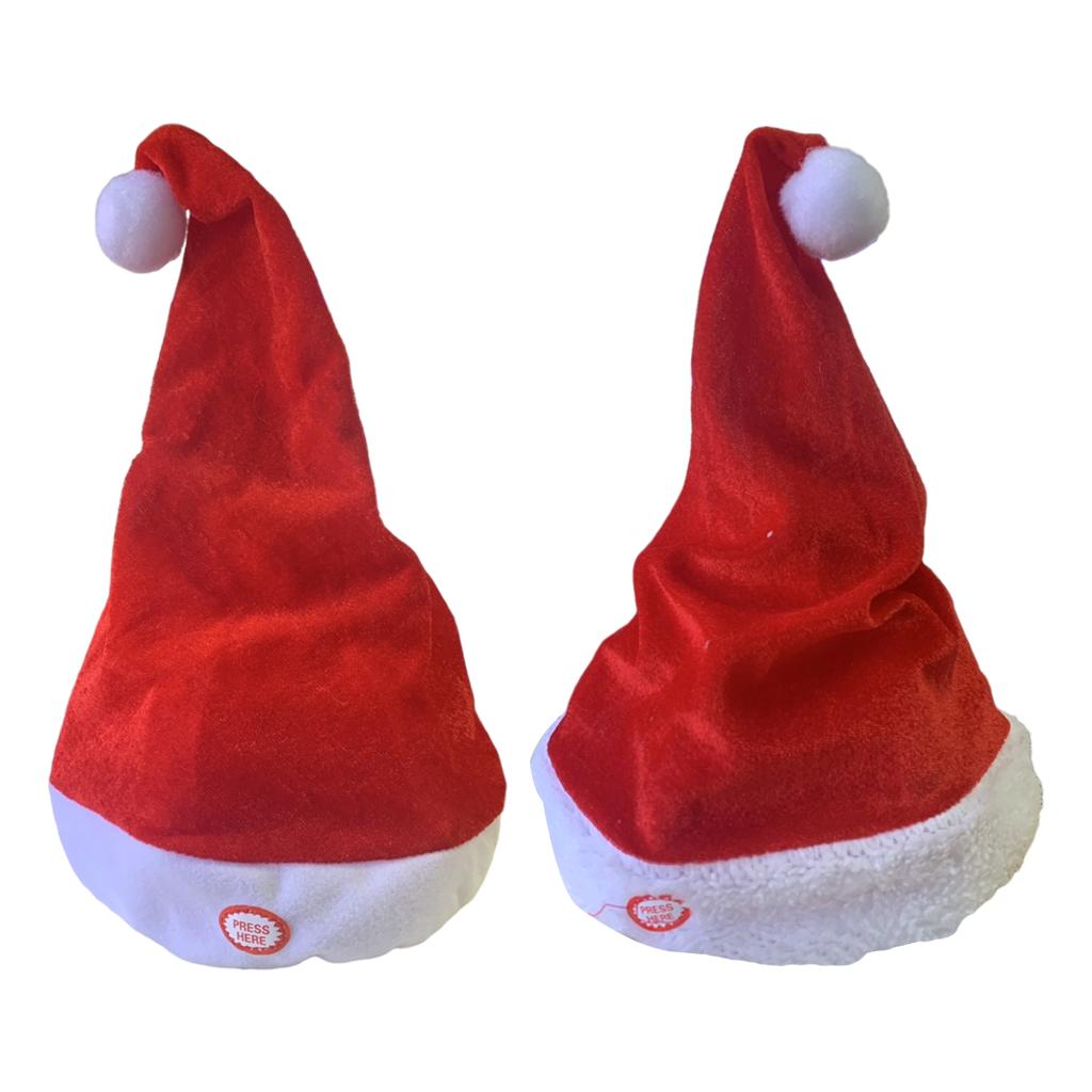 Singing Dancing Santa Hats Dec – Santa Hat Plush Bewertung und Preis