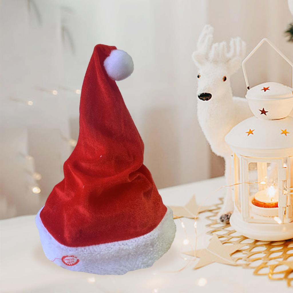 Singing Dancing Santa Hats Dec – Santa Hat Plush Bewertung und Preis