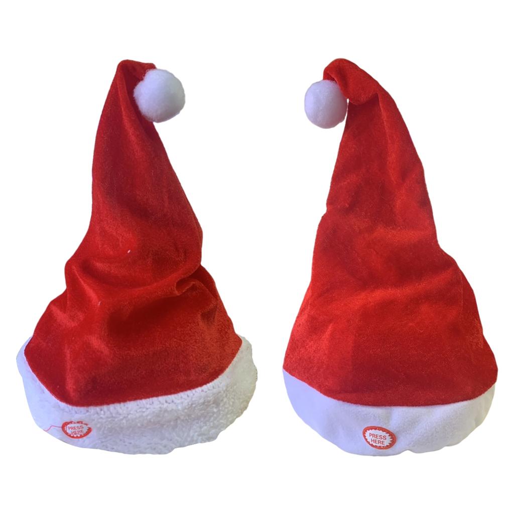 Singing Dancing Santa Hats Dec – Santa Hat Plush Bewertung und Preis