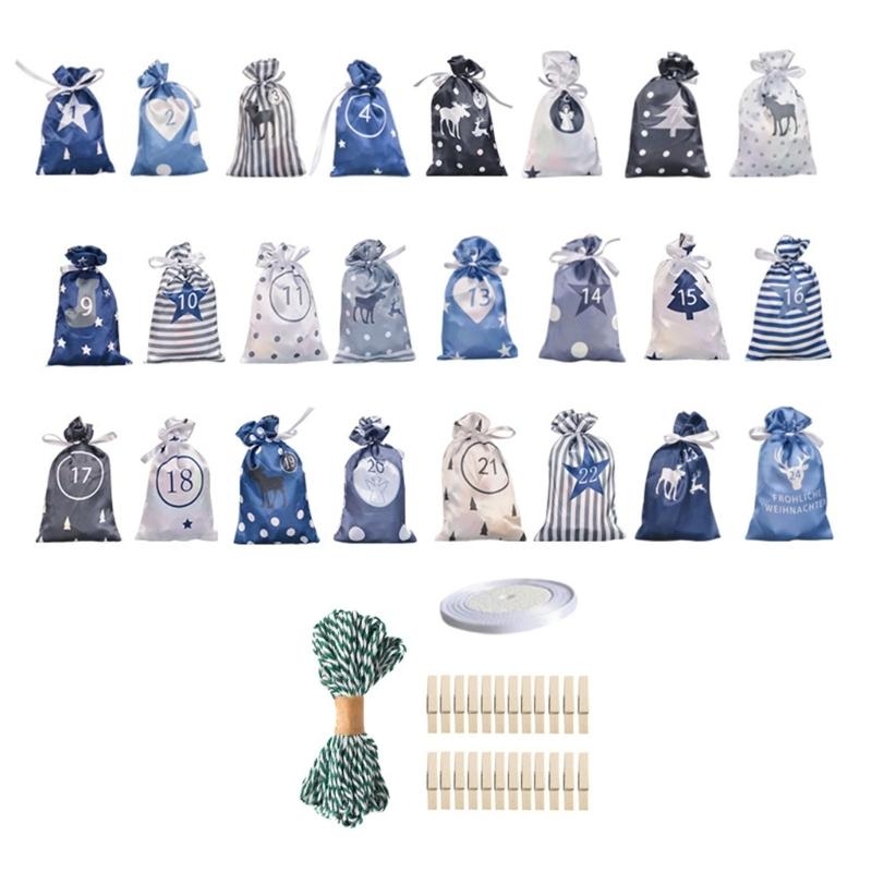 Christmas Advent Calendar Bags – Advent Calendar Gift Bewertung und Preis