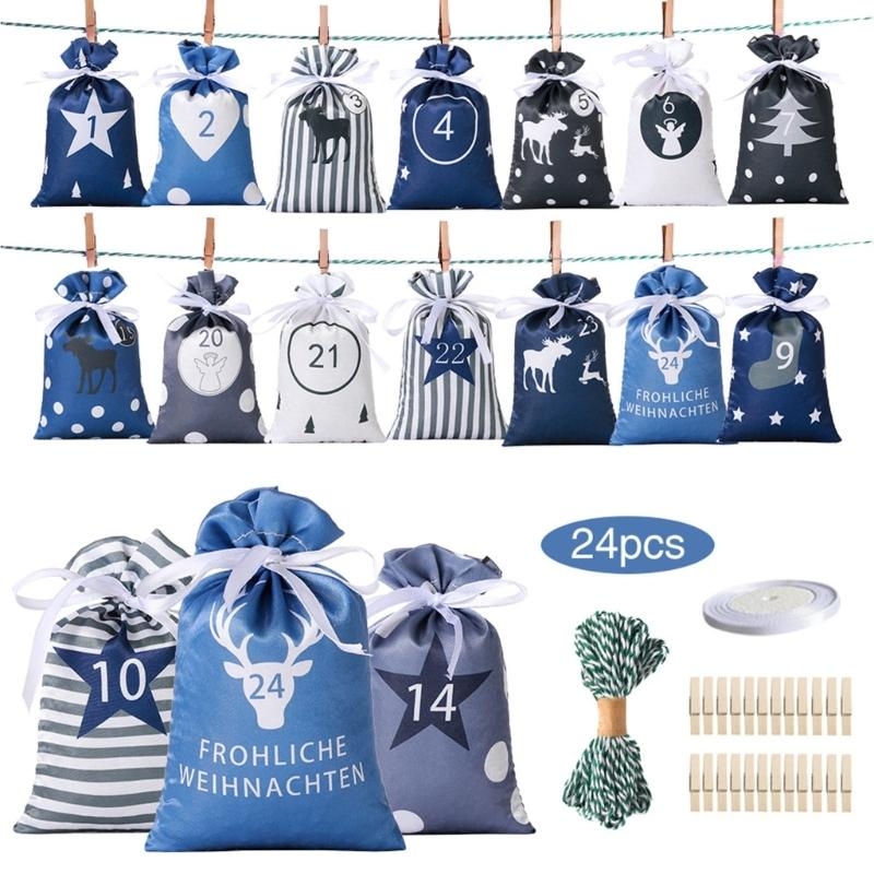 Christmas Advent Calendar Bags – Advent Calendar Gift Bewertung und Preis
