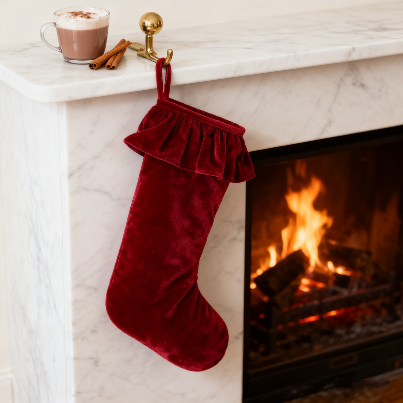 Velvet Christmas Stocking Holi – Christmas Stocking Hanging Bewertung und Preis