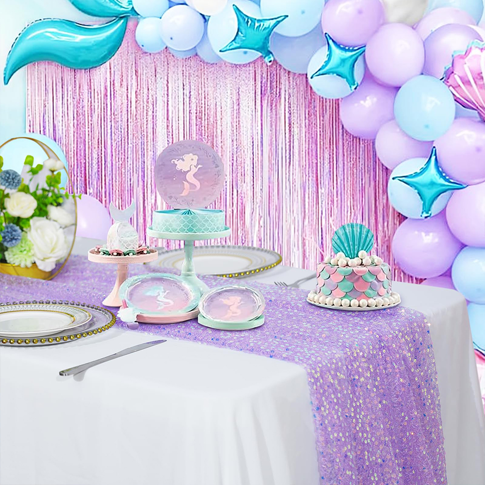 Mermaid Table Runner Iridescen – Christmas Table Runner Bewertung und Preis