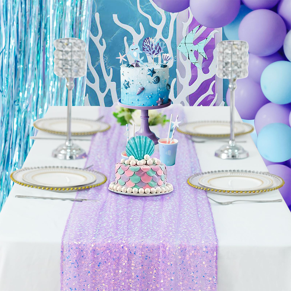 Mermaid Table Runner Iridescen – Christmas Table Runner Bewertung und Preis